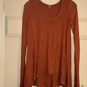 Free people burnt orange top